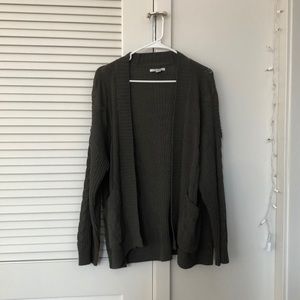 evergreen knit sweater